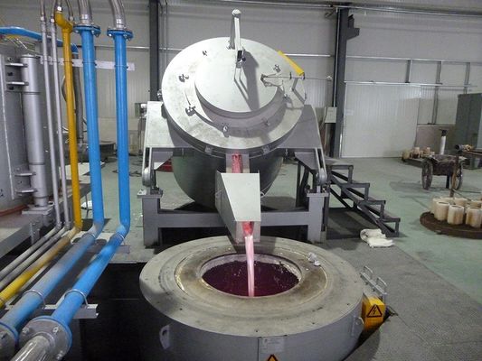 1000 kg capaciteit Aluminiumhoudende oven voor het bewaren van smeltkroes en aluminium