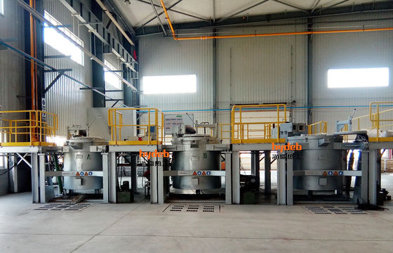 1000 kg capaciteit Aluminiumhoudende oven voor het bewaren van smeltkroes en aluminium