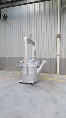 Hoge capaciteit gietijzeren aluminium transferketels met deksel gemaakt van gietbaar ruw materiaal 1-10 ton capaciteit