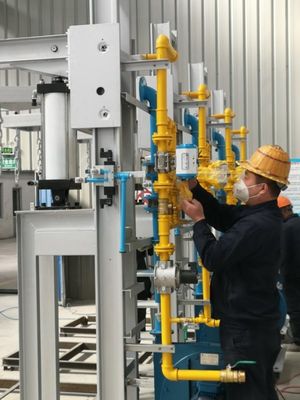 Gasverwarmingsladder voor overbrengladders Gasstroom 0-36 M3/H