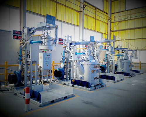 Gasdruk 5000 Pa Koek voorverwarmingssysteem voor aluminiumdruk 0,5-0,7 MPa