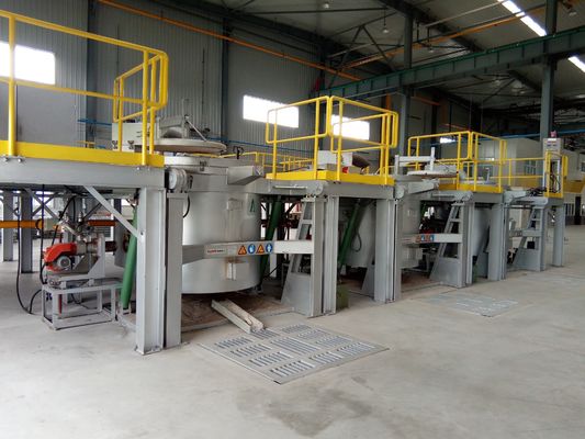 Het stille de Gieterijaluminium van Verrichtingsgelectric het Smelten Oven 800K Hydraulische Overhellen