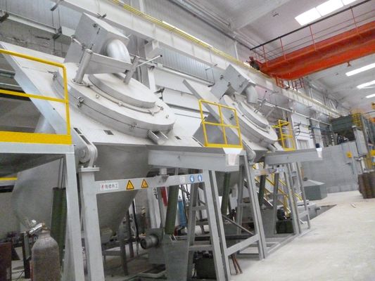 Van de de Hoge Frequentieinductie van 1000KG 1200KG de Oven Aardgas het Verwarmen