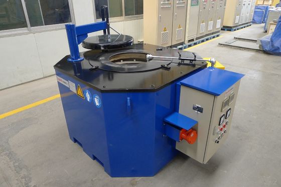 1200KG blauw dat Elektrische Smeltkroes Smeltende Oven voor 280 van het Ijzer overhelt Kg/u Staal Outshell