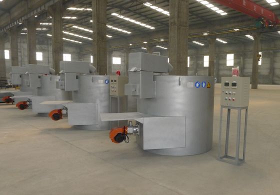220 V automatische aluminium smeltoven met handmatige bediening