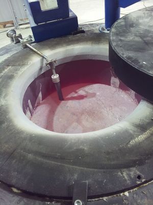 De blauwe Elektrische Oven van 1000KG voor Aluminium het Smelten de Volledige Verbranding van de Holdingsoven