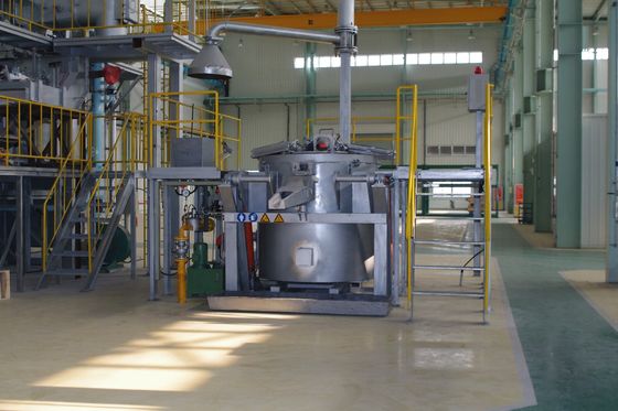 5 KPa Gasdruk Aluminium smeltoven voor kleine productie