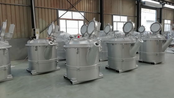 De stofvrije 1200KG-Gietlepel van het de OvenGietijzer van de Gietlepelmetallurgie voor Lood die 2.5t/M3 gieten