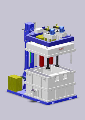 Inline roterende ontgassingseenheid Aluminium raffinage ontgassingsmachine Stroom 0,5-3 M3/H