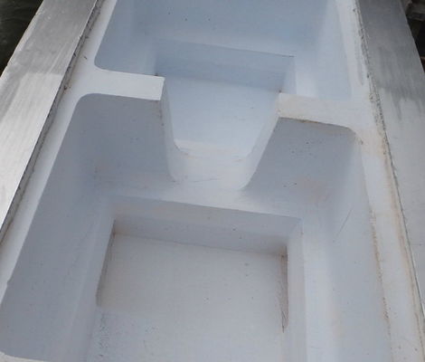 CFF15 Aluminium Plate Filter Box. 30 PPI, 10 T/H PLC-gecontroleerd inline filtersysteem voor gesmolten aluminium.