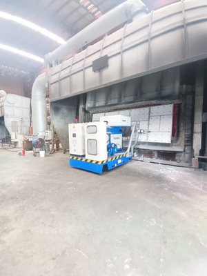 Grafietrotor aluminium ontgasmachine voor een hoog smeltverwarmingsvermogen ≥ 20 °C/h en werking