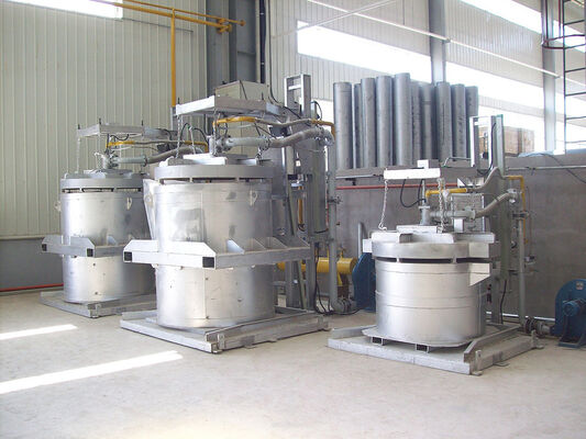 Luchtcilinderheffingsmachine met LNG-energievoorziening voor temperatuurbereik 500-1200 °C