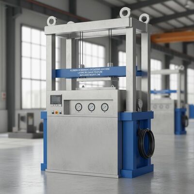 Afgassing efficiëntie 60 procent Aluminium raffinage Afgassingsmachine met lift met kraan functie voor materiaalbehandeling en verbeterde werkstroom